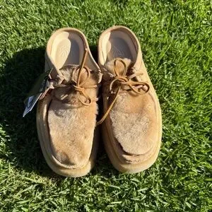 Zara | Shoes | Nwt Zara X Clarks Limited Edition Tan Sheepskin